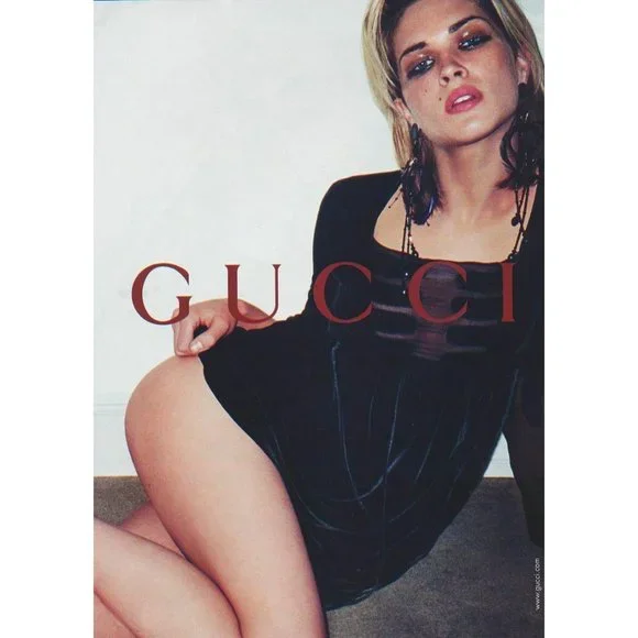 F/W 2001/02 Iconic Tom Ford for Gucci Vintage black velvet baby doll dress - Picture 8 of 8